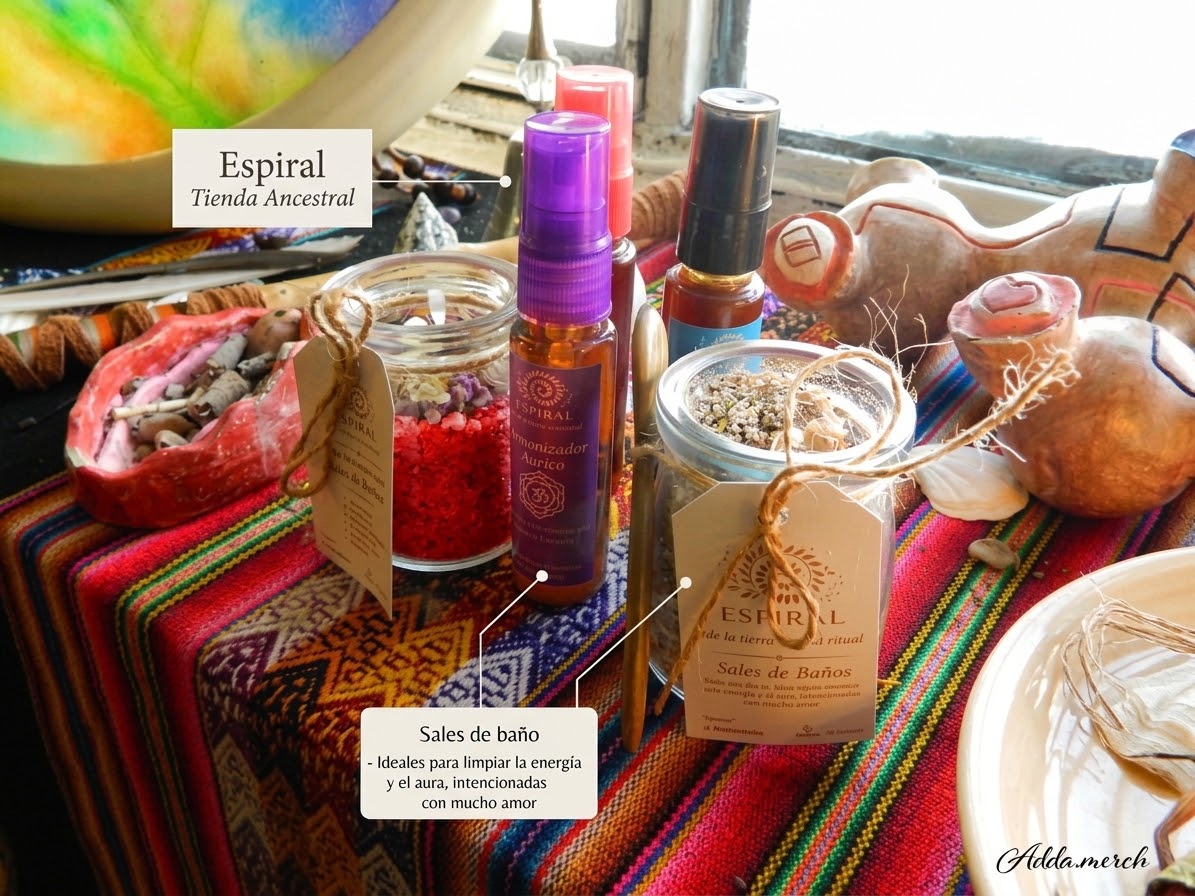 Sales de baño para Limpiar la Energia, Limpieza del Aura- Espiral Tienda Ancestral