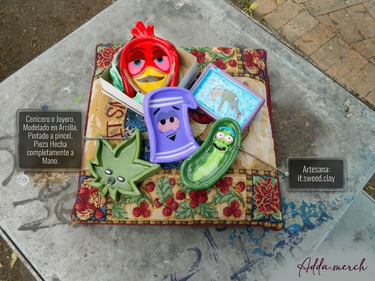Cenicero de Pepinillo Rick - Sweed Clay