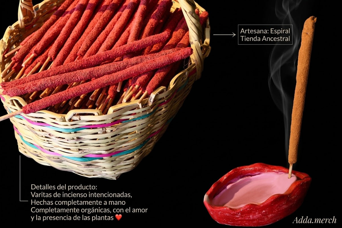 Inciensos Naturales a base de Plantas - Espiral Tienda Ancestral