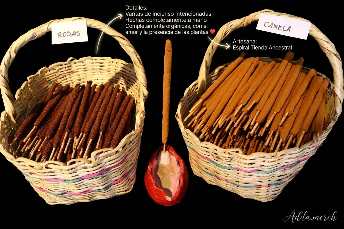 Inciensos Naturales a base de Plantas - Espiral Tienda Ancestral