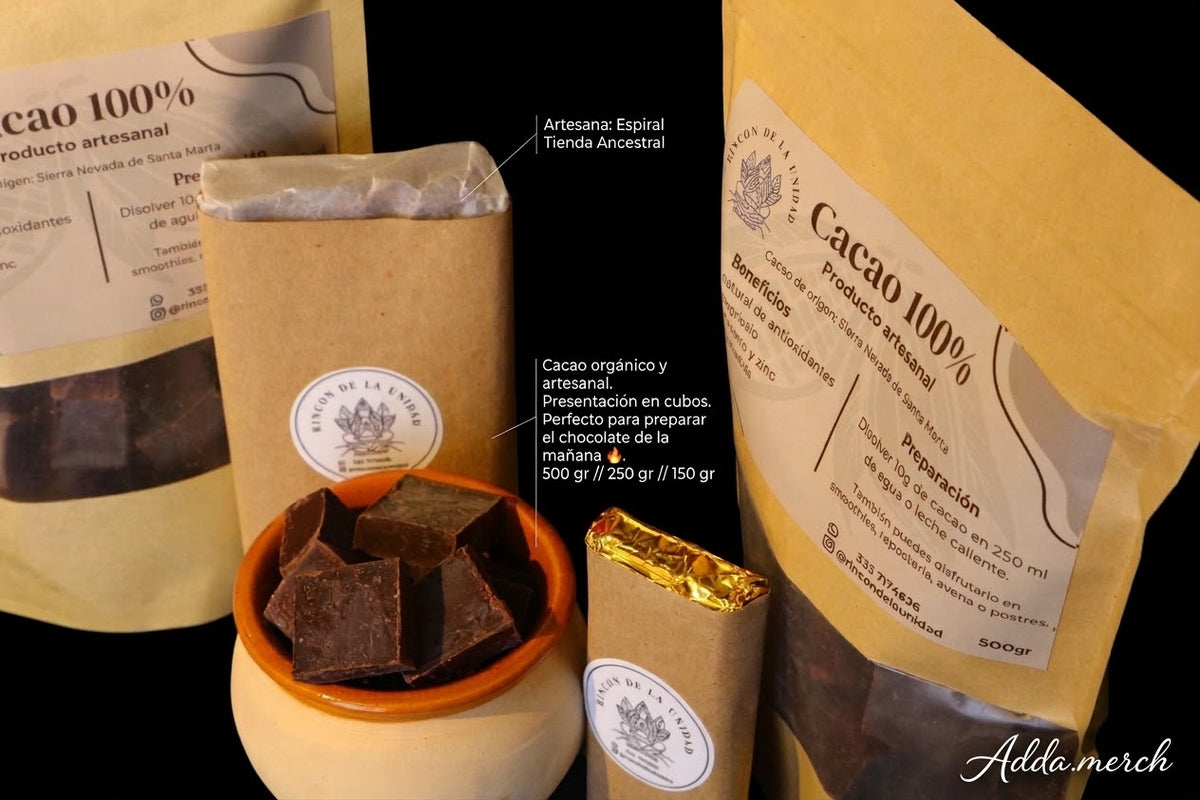 Cacao, Natural y a tu Medida - Espiral Tienda Ancestral.