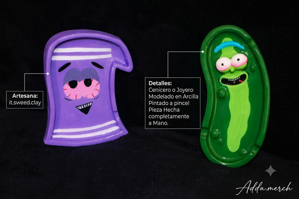 Cenicero de Pepinillo Rick - Sweed Clay
