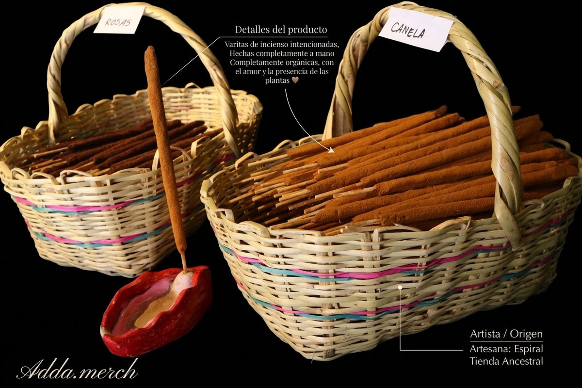Inciensos Naturales a base de Plantas - Espiral Tienda Ancestral
