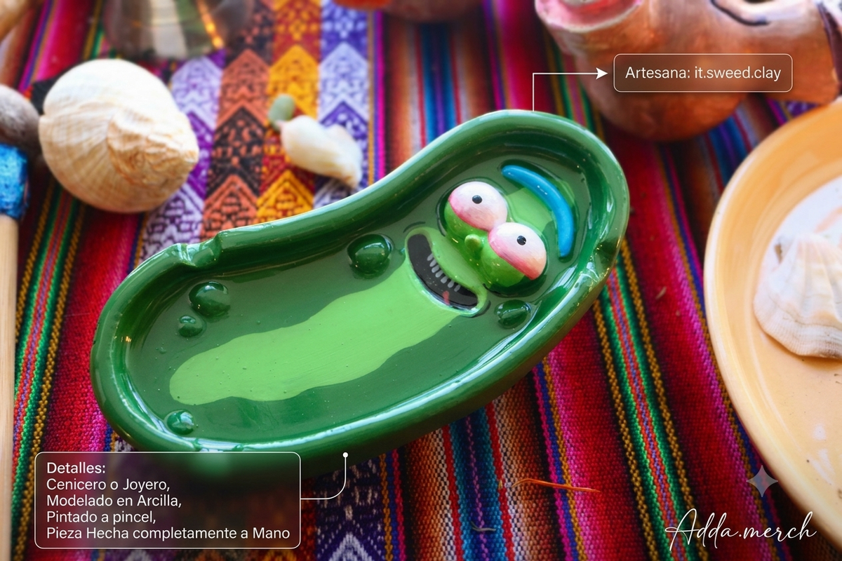 Cenicero de Pepinillo Rick - Sweed Clay