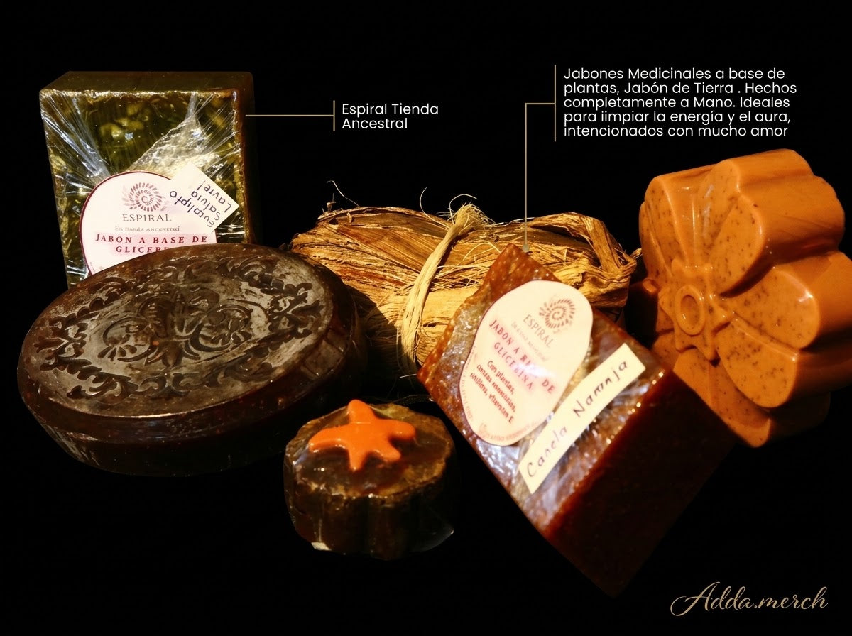 Jabón Natural a Base de Plantas  - Espiral Tienda Ancestral (copia)
