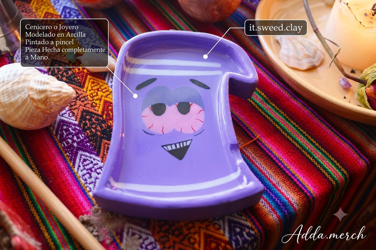 Cenicero/Joyero de Toallin- Sweed Clay